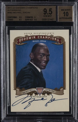 2012 GOODWIN CHAMPIONS AUTOS MICHAEL JORDAN BGS 9.5