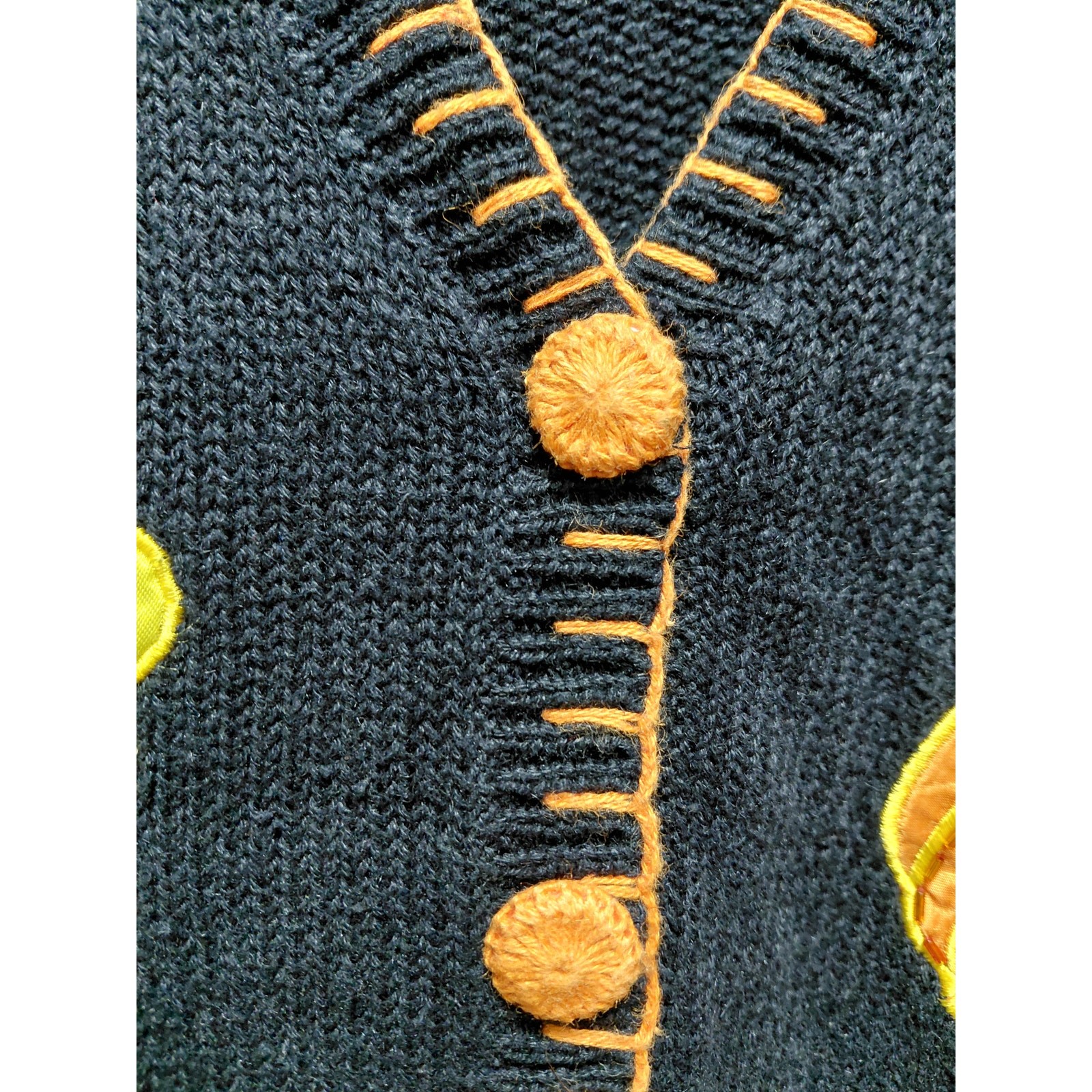 Vintage Basic Editions Halloween Bear Pumpkin Swe… - image 4