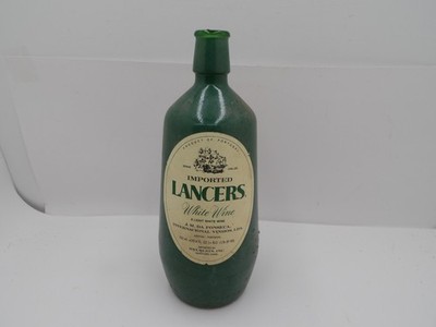 Lancers White Wine Vintage 1986 Portugal Green Wine Bottle 750ml