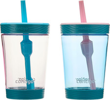 Contigo Kids Spill-Proof 14Oz Tumbler with Straw and Bpa-Free Plastic, Fits Most