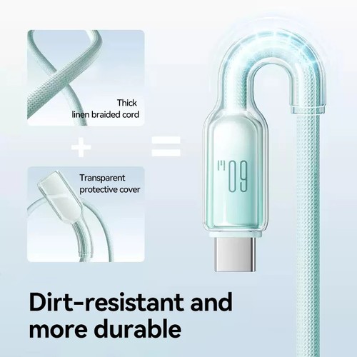 Joyroom PD 60W USB C to Type C Fast Cable For iPhone 16/15 Huawei Samsung Xiaomi - 第 4/9 張圖片