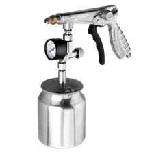 Air Rust Proofing Undercoating Spray Gun with Gauge & 2 Wands 19.7" Kit