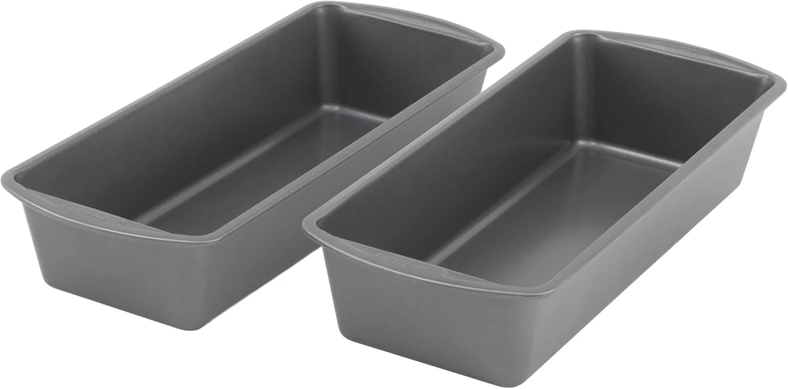 Set of 2 Extra Large 13" x 5" Nonstick Steel Bread Loaf Pans, Gray - Set of Two
Opens in a new windo