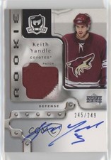 2006-07 Upper Deck The Cup /249 Keith Yandle #148 RPA Rookie Patch Auto RC