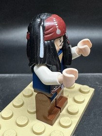 LEGO Captain Jack Sparrow Minifigure 4191 4192 4183 poc001 POTC Pirate CMF Lot 