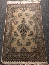 Seiden-Teppich handgeknüpft Original aus der Türkei mit Original-Rechnung