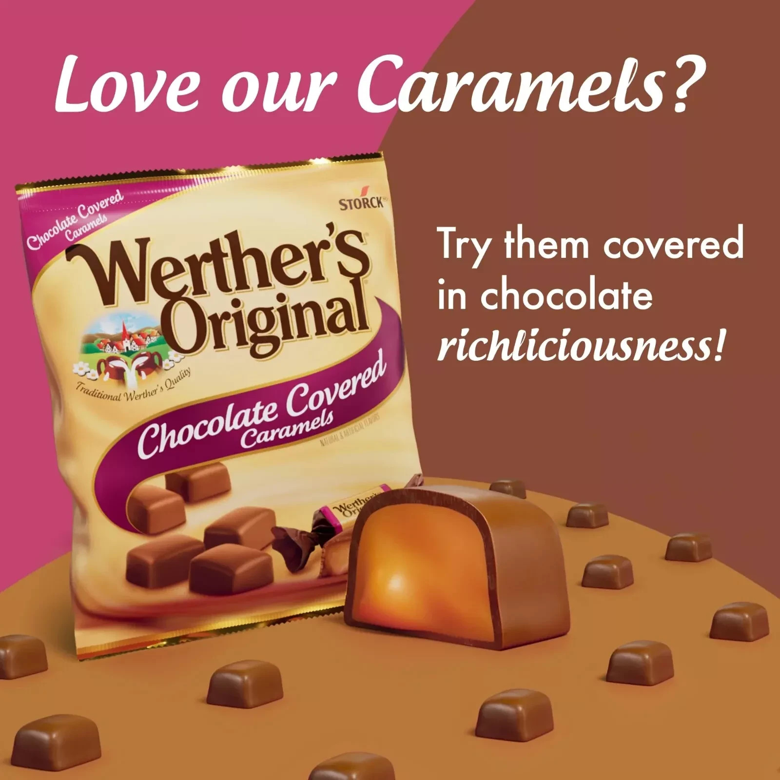 Werther's Original Creamy Caramel Filled Candy, 27 oz Free and fast shipping