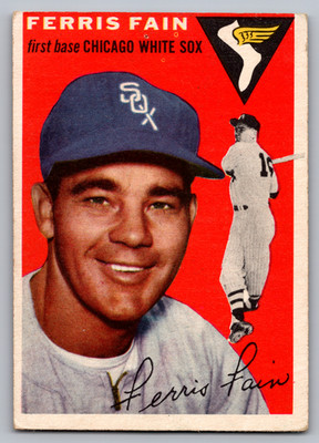 1954 TOPPS #27 FERRIS FAIN WHITE SOX