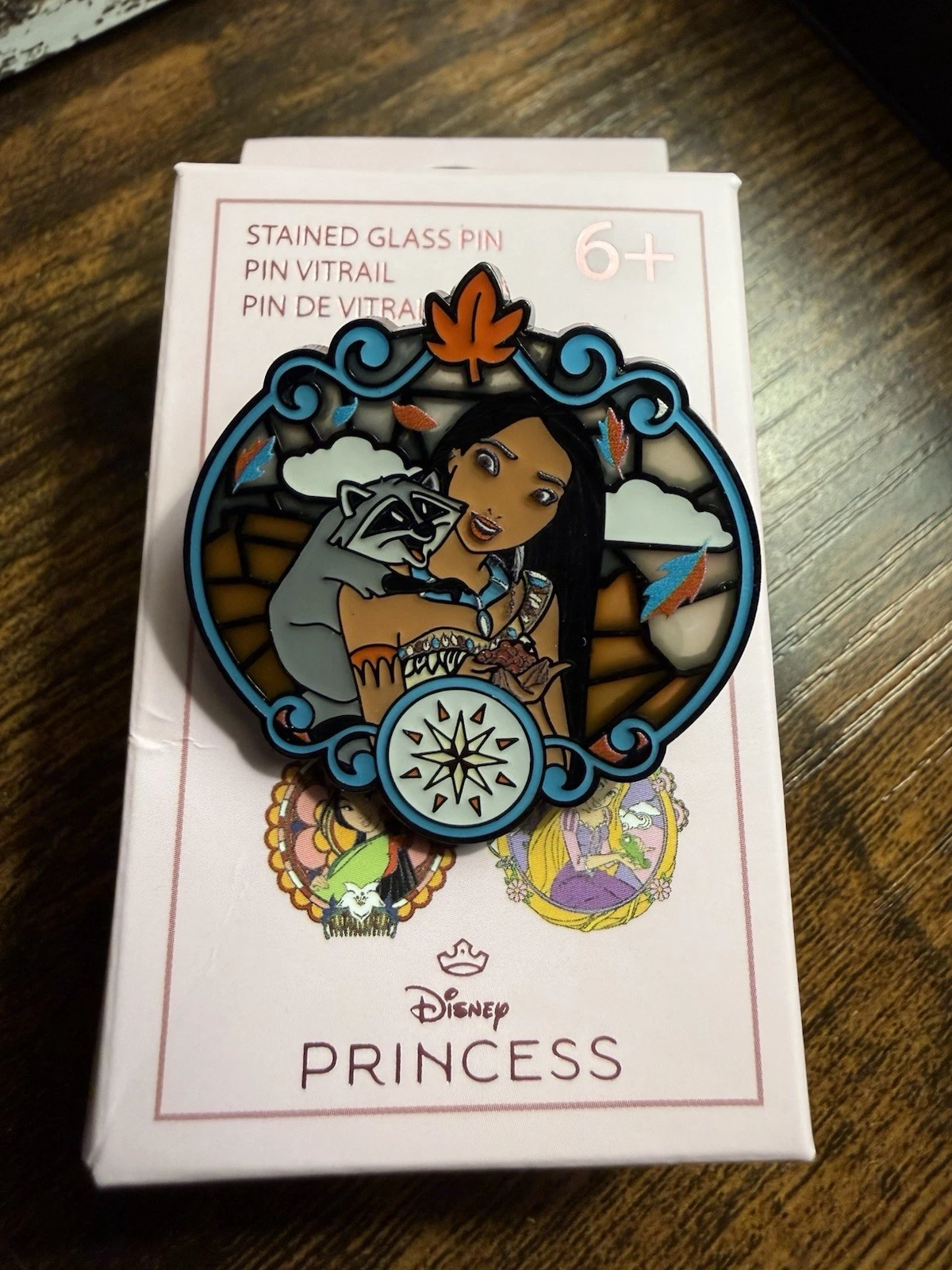 Disney Princess Stained Glass Blind Box Pin - Pocahontas