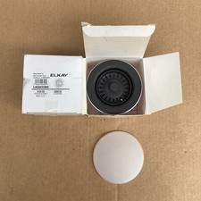 Elkay - Polymer Drain Fitting for 3-1/2 in. Sink Drain Opening in Black 2-PACK