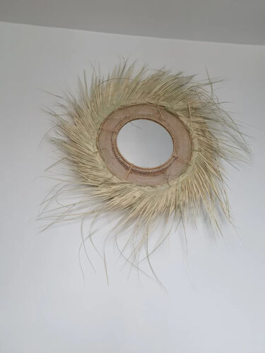 Moon Mirror, Handmade Moroccan Mirror, Nursery Decor, Wall Decor - Picture 3 of 7