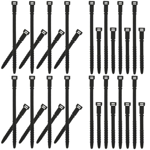 40 Pcs Silikonkrawatte Wiederverwendbare Krawatten Krawattenverschluss