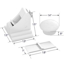 NEONATI BAMBINI MAGNETICA CHIUSURA CASSETTI SICUREZZA ARMADI ANTE FRIGORIFERO br