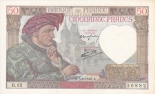 Frankreich 50 Francs 1940