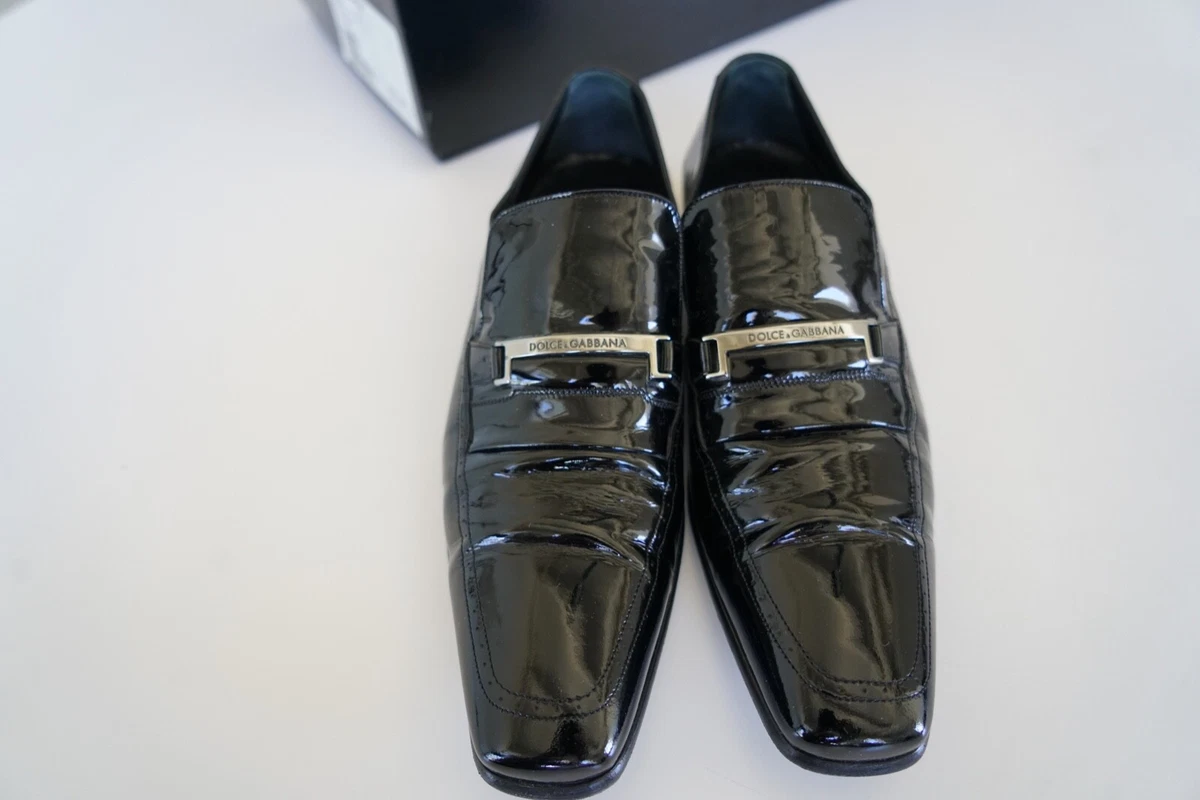 Dolce&Gabbana Loafer Patent Leather Casual Shoes for Men for sale