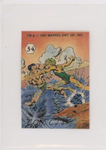 1987 Comic Images Marvel Universe Stickers III: Marvel's Magic Moments Namor 1u6 - Afbeelding 1 van 3
