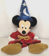 MICKEY MOUSE Plush Fantasia Sorcerer Wizard 20'" Stuffed Animal Disney Toy Plush