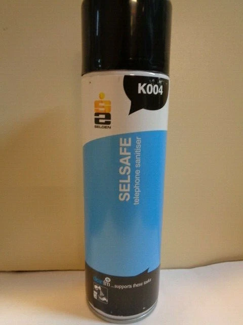 Selden SELSAFE Telephone Sanitiser 480ml Aerosol