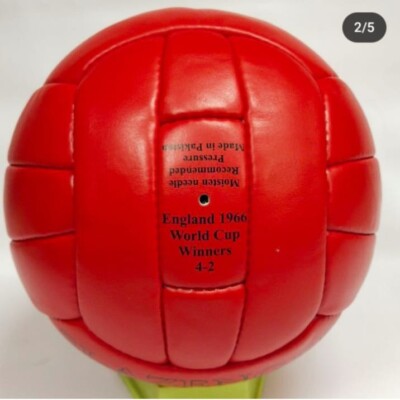 Slazenger 25 FIFA World Cup 1966 Soccer Match Ball 100% Leather
