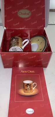 Goebel Adele Bloch-Bauer Espresso Cup Artis Orbis Gustav Klimt Fine Bone China