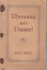 Studentika 1827-1922 95 lat Corps Rhenania Tybinga Studentica Świętopis