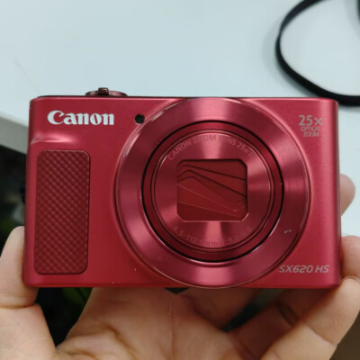 キヤノンCanon SX620 HS レッド 25倍ズーム　美品です Canon - Canon製 PowerShot SX620 HS レッド 2020万画素 元箱ありの