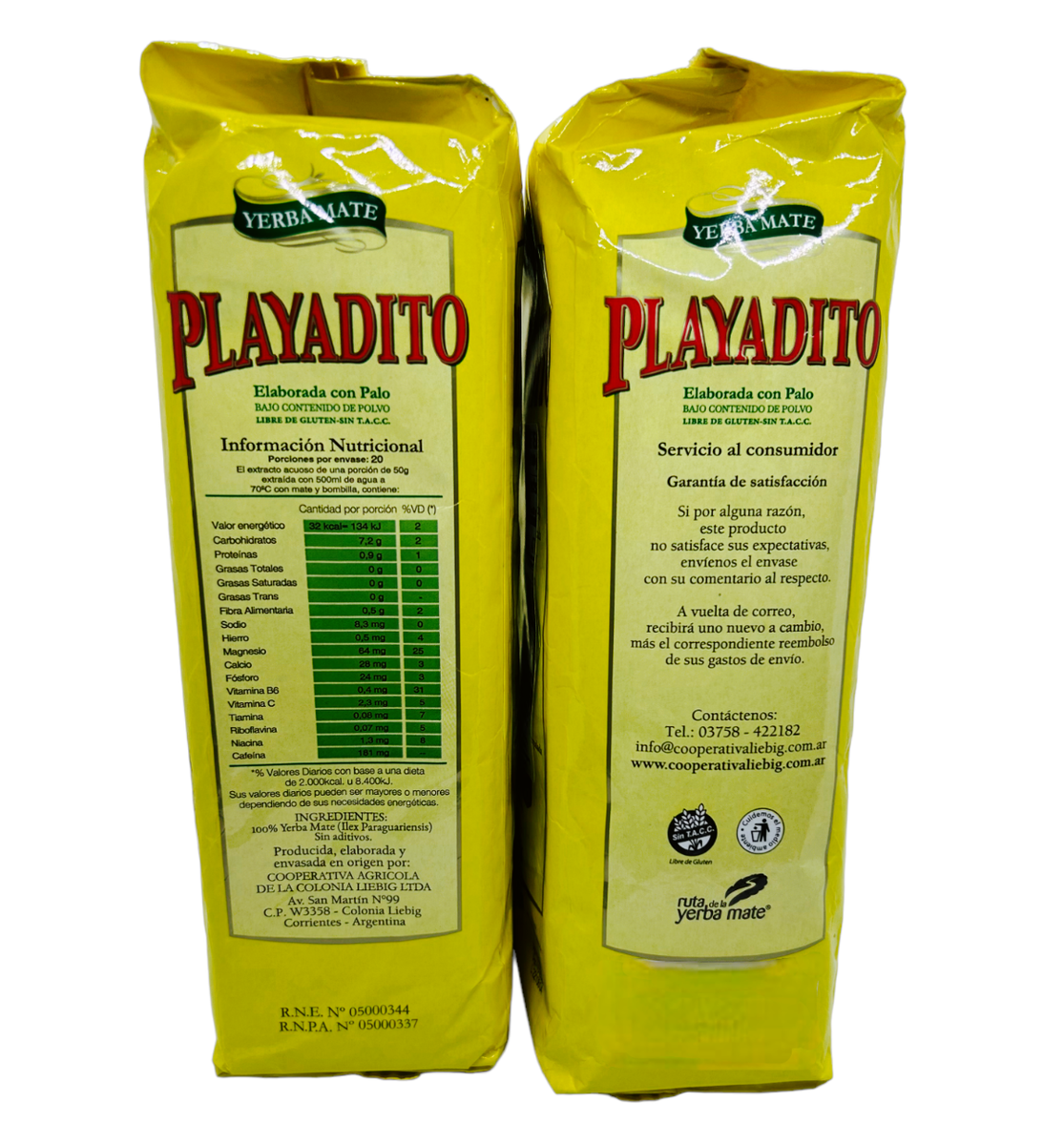 Yerba Magic Playadito Yerba Mate With Stems | 1Kg Bag (2.2 Lbs