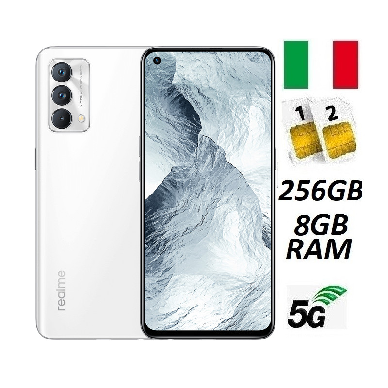 REALME GT MASTER EDITION 5G DUAL SIM 256GB 8GB RAM WHITE ITALIA NO BRAND