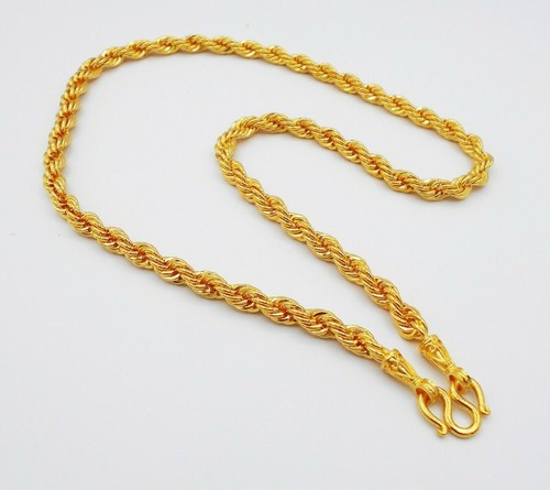 6 MM Rope Men Chain 22K 23K 24K Thai 
