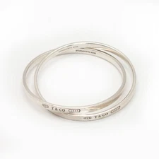 Tiffany & Co. 1837 Collection Sterling Silver Interlocking Bangle (20318-NLHH)