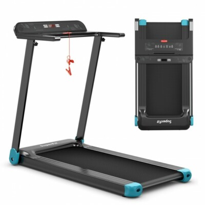 Folding Electric Treadmill Compact Walking Running Machine APP