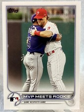 2022 Topps #367 MVP MEETS ROOKIE Wander Franco/Bryce Harper
