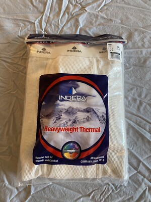 Indera Heavyweight Long Johns Thermal Pants White Men Size 3XL