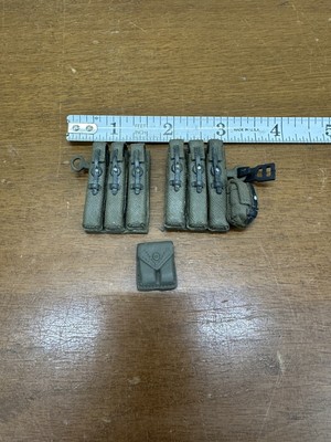 GI Joe 1:6 Scale Ammo Pouch Set for 12  Action Figures Lot of Belt Accessories
