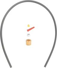 4335 Feed Tube with Sleeve for Aprilaire Humidifiers 600, 400A, 400M, Black 