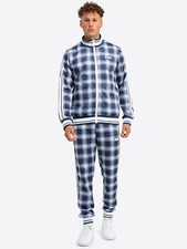 LONSDALE Trainingsanzug "Wembely" | Blau / weiß | The Gentlemen Herren Londsdale