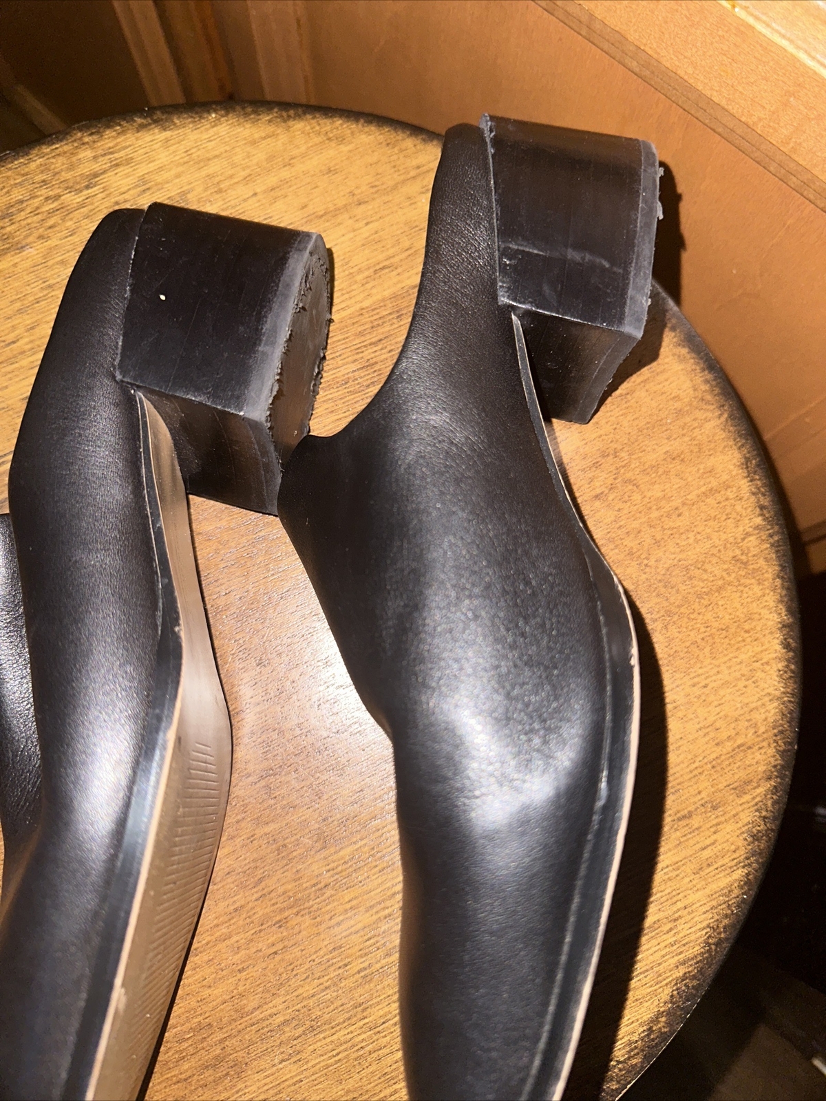 Steve Madden Slip On Backless Solid Black Pointed… - image 10