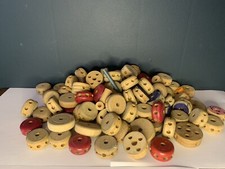 Vintage Tinkertoy Wooden Construction Set Pieces - Bag Lot — listing 5