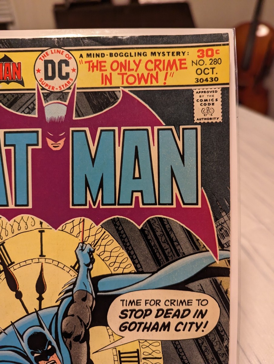 Batman # 280 - DC Comics - 1976 - Ernie Chan cover - Bronze Age