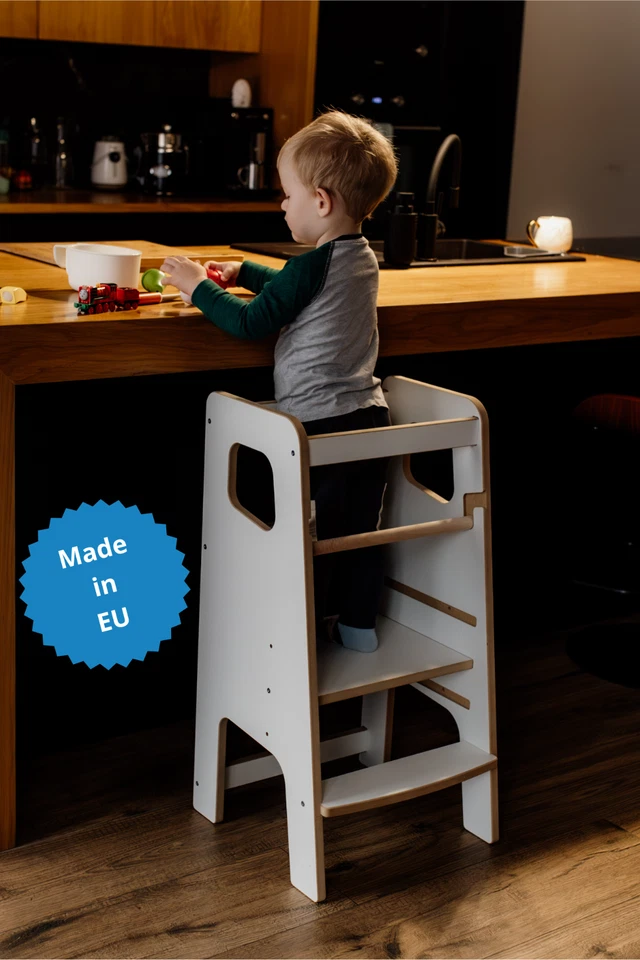 Obubu Montessori Lernturm für Kinder | Learning Tower ab 1 Jahr | Lernstuhl - Bild 2 von 4