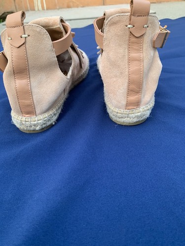 Anthropologie Intropia Kiltie Espadrille Boots Size 7. 100% Leather - Picture 14 of 15