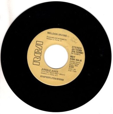 Weldon Irvine - Jungle Juice (Mono) / Jungle Juice (Stereo) 7 