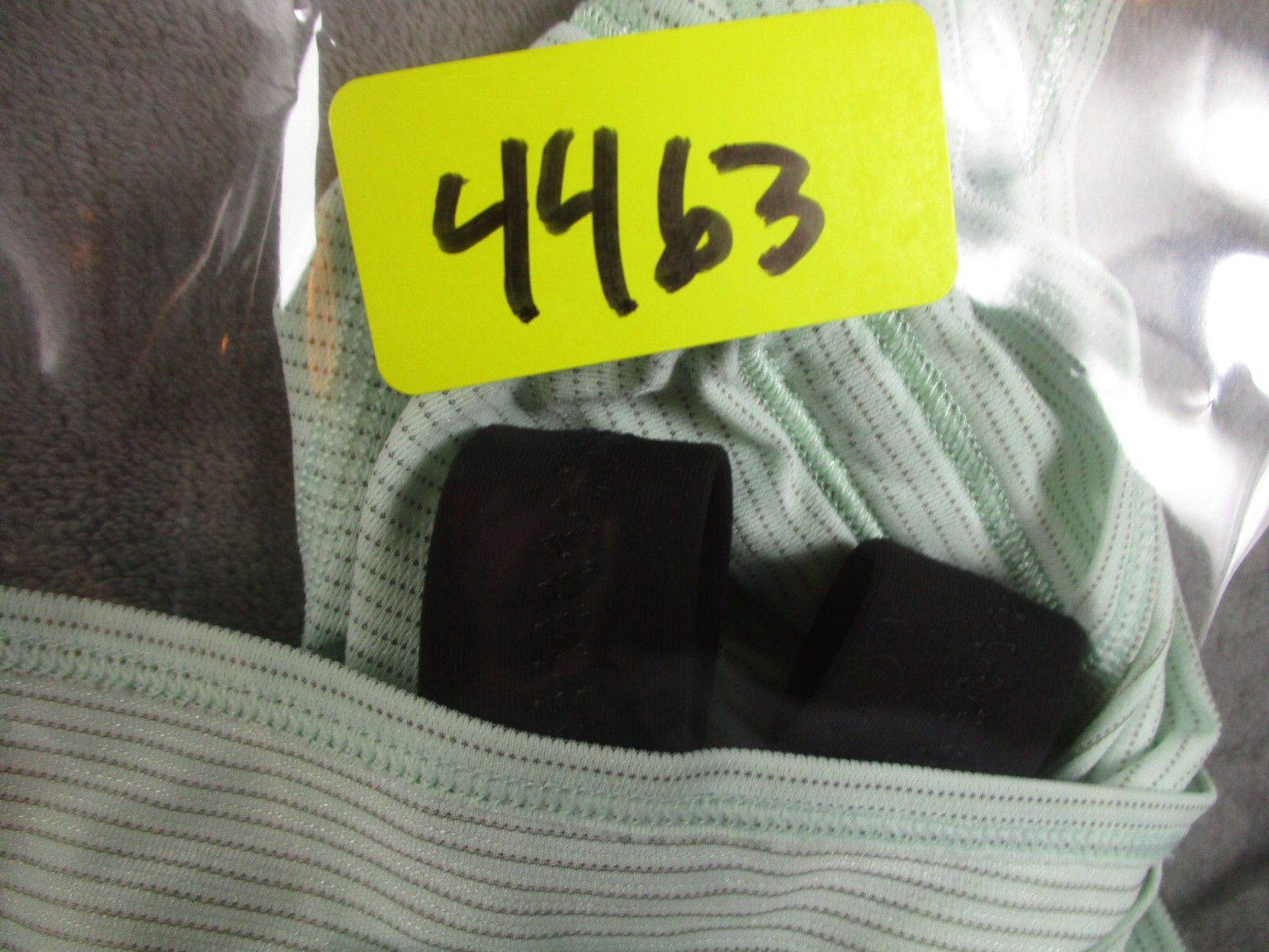 Lululemon Run Back on Track Tank Top Women 4 Mint Moment Black Classic Stripe