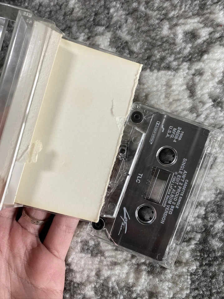 TLC Ain't 2 Proud 2 Beg 1992 Кассета Макси Сингл «КАССЕТА» Лента СТАРАЯ ШКОЛА - Изображение 2 из 2