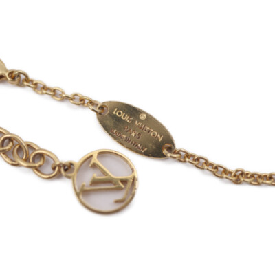 LOUIS VUITTON コリエ L TO V ネックレス M80259 LOUIS VUITTON Necklace M80259 Collier L TO V Circle Logo Vuitton