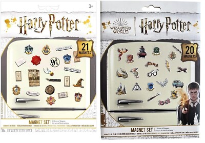 HARRY POTTER 20-21 -tlg Magnet-Set Kühlschrankmagnete Mehrfarbig Wizarding World