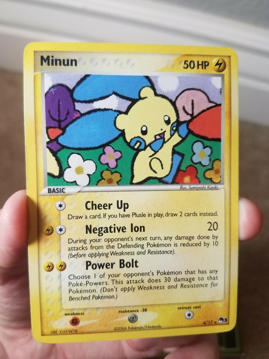 2006 POKEMON POP SERIES 3 SET MINUN HOLO CARD, 4/17 | eBay 2006 POKEMON POP SERIES 3 SET MINUN HOLO CARD, 4/17 | eBay