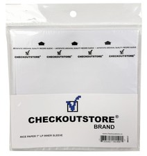 3 Ply Rice Paper Archival Quality Anti Static Record 7" 45 Inner Sleeves 