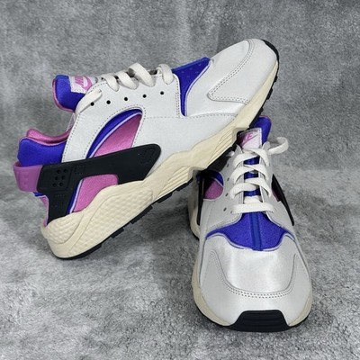 Nike Men s Size 10.5/EUR 44.5 Huarache Premium Blue Joy Playful Pink B9697-001