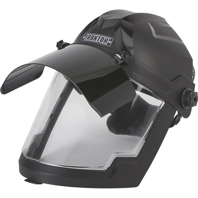 #ad Ironton Face Shield #8 Shade Black Flip Up Visor $37.99